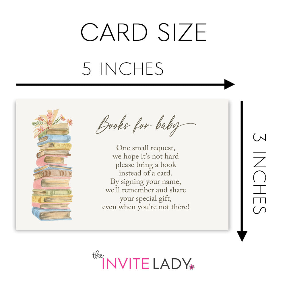 A New Chapter Bring a Book Insert Card