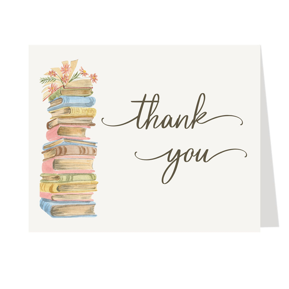 A New Chapter Baby Shower Thank You Card