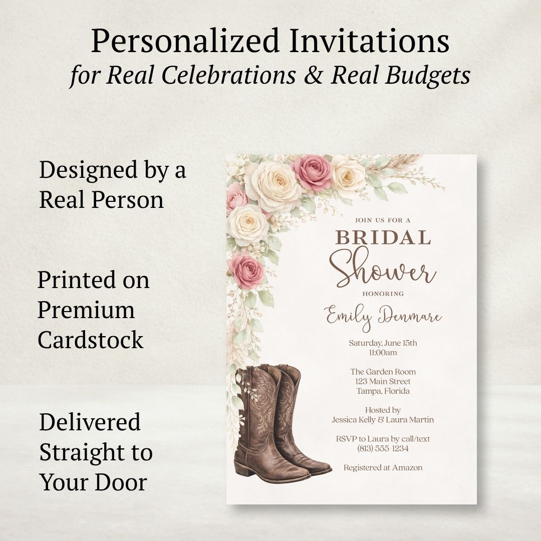 Western Bridal Shower Invitation