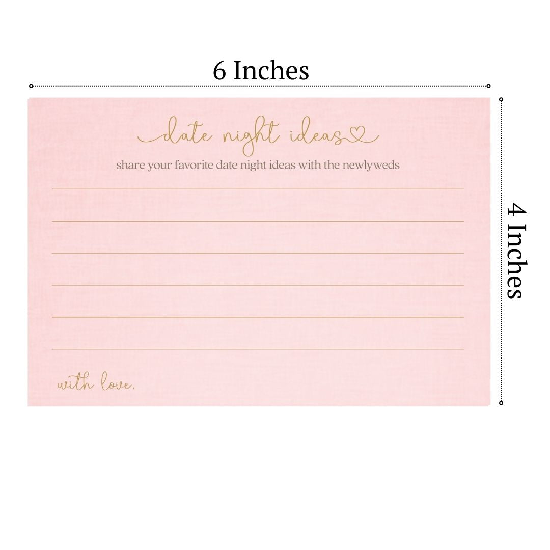 Bridal Gown Date Night Cards