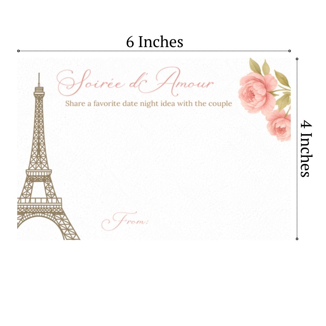 Paris Love Date Night Card