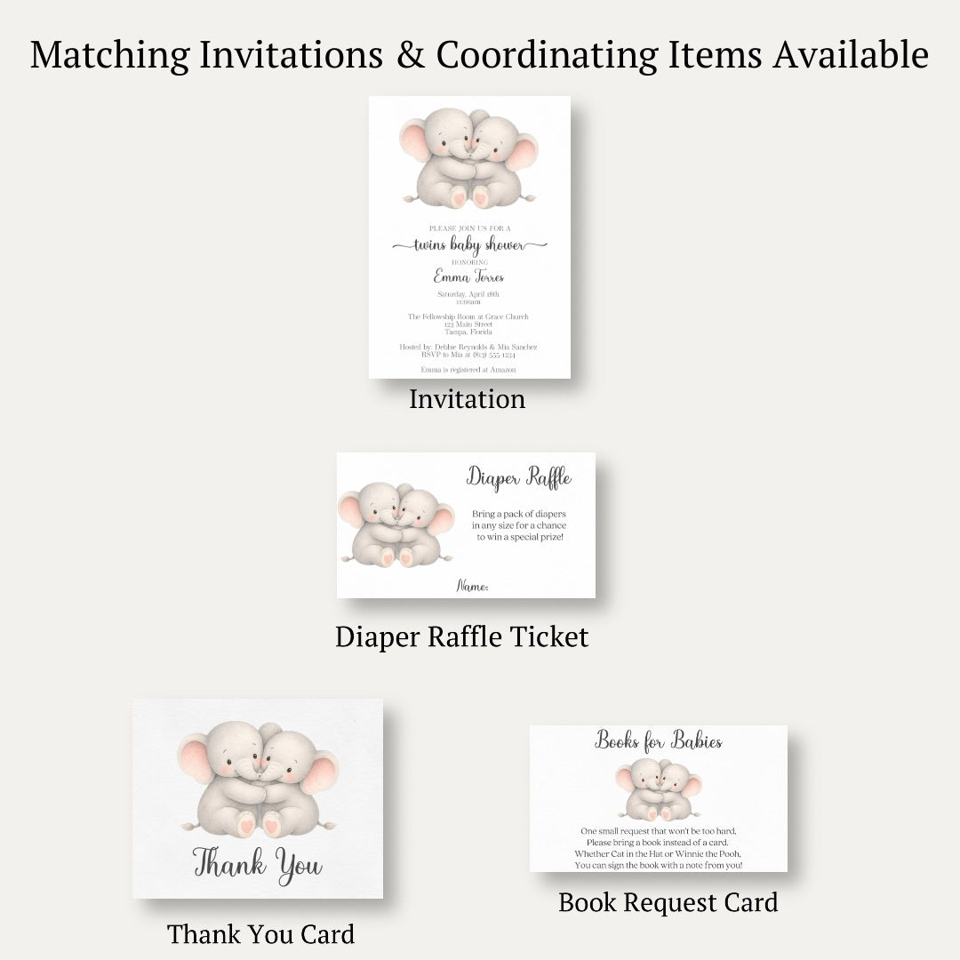 Little Peanut Twin Neutral Diaper Raffle Ticket