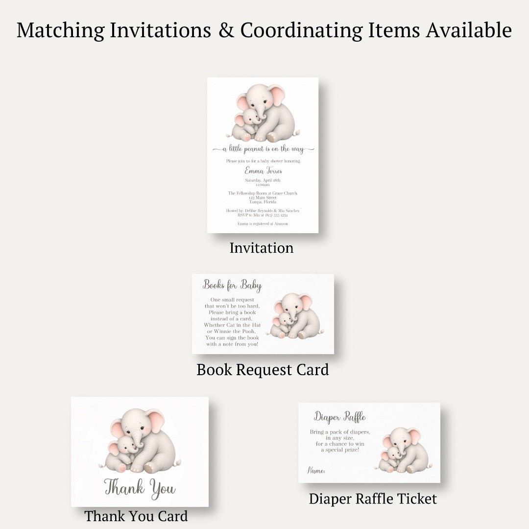 Little Peanut Neutral Bring a Book Card