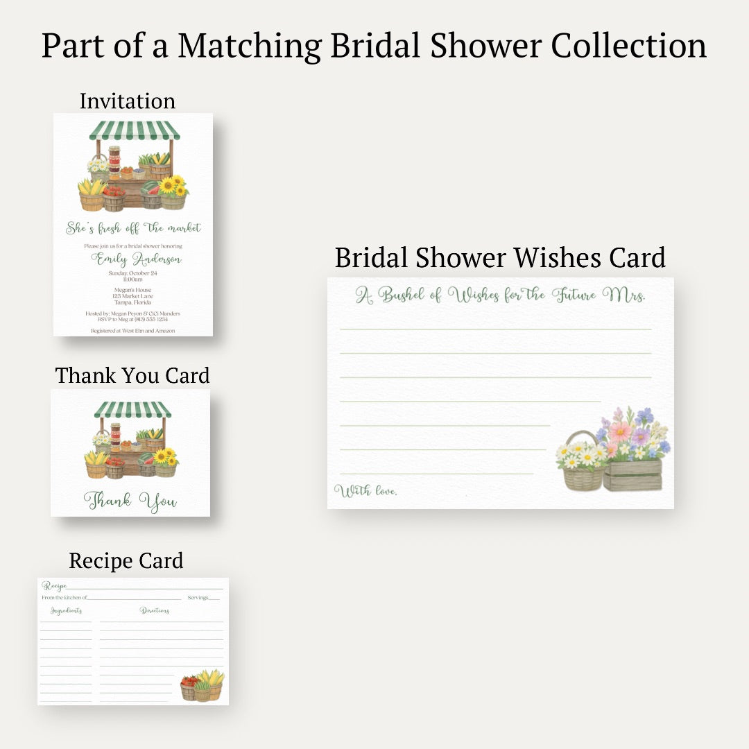 She's Fresh off the Market Advice Card