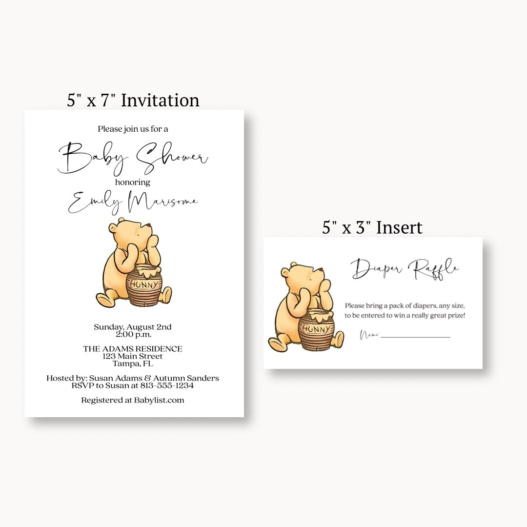 Simply Winnie Diaper Raffle Ticket