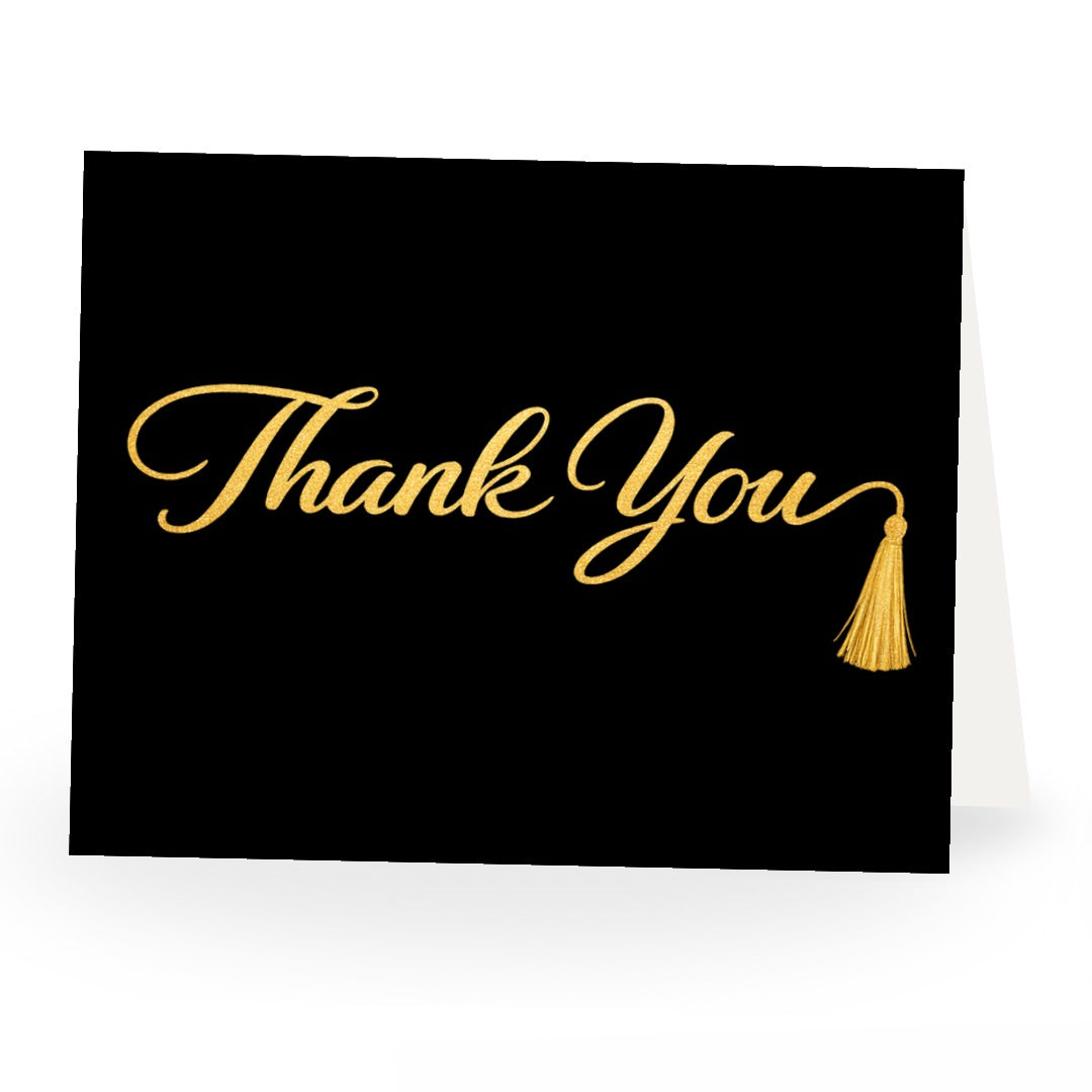 Tassel Worth The Hassle Graduation Thank You Card  The Invite Lady