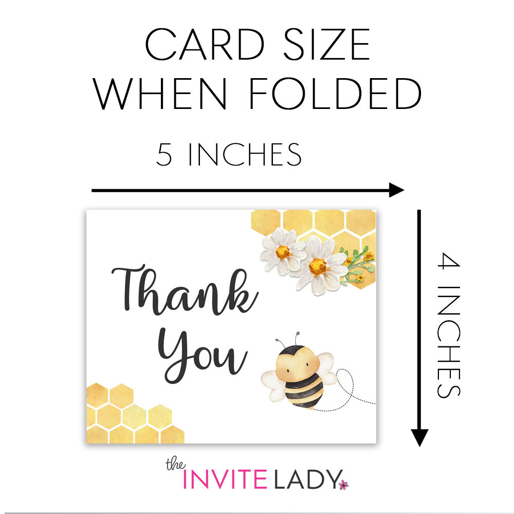 Honey Bee Thank You Card
