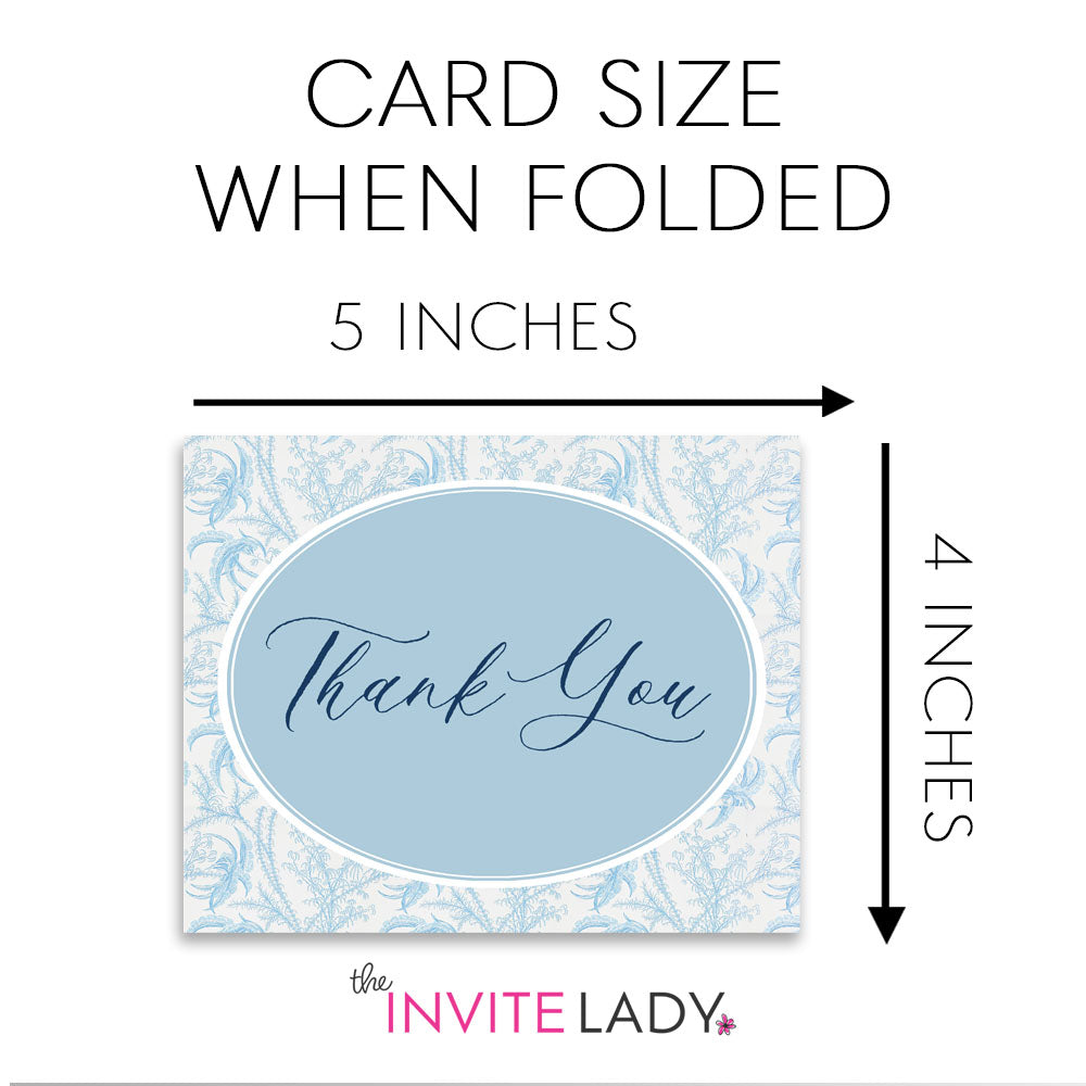 Something Blue Thank You Card