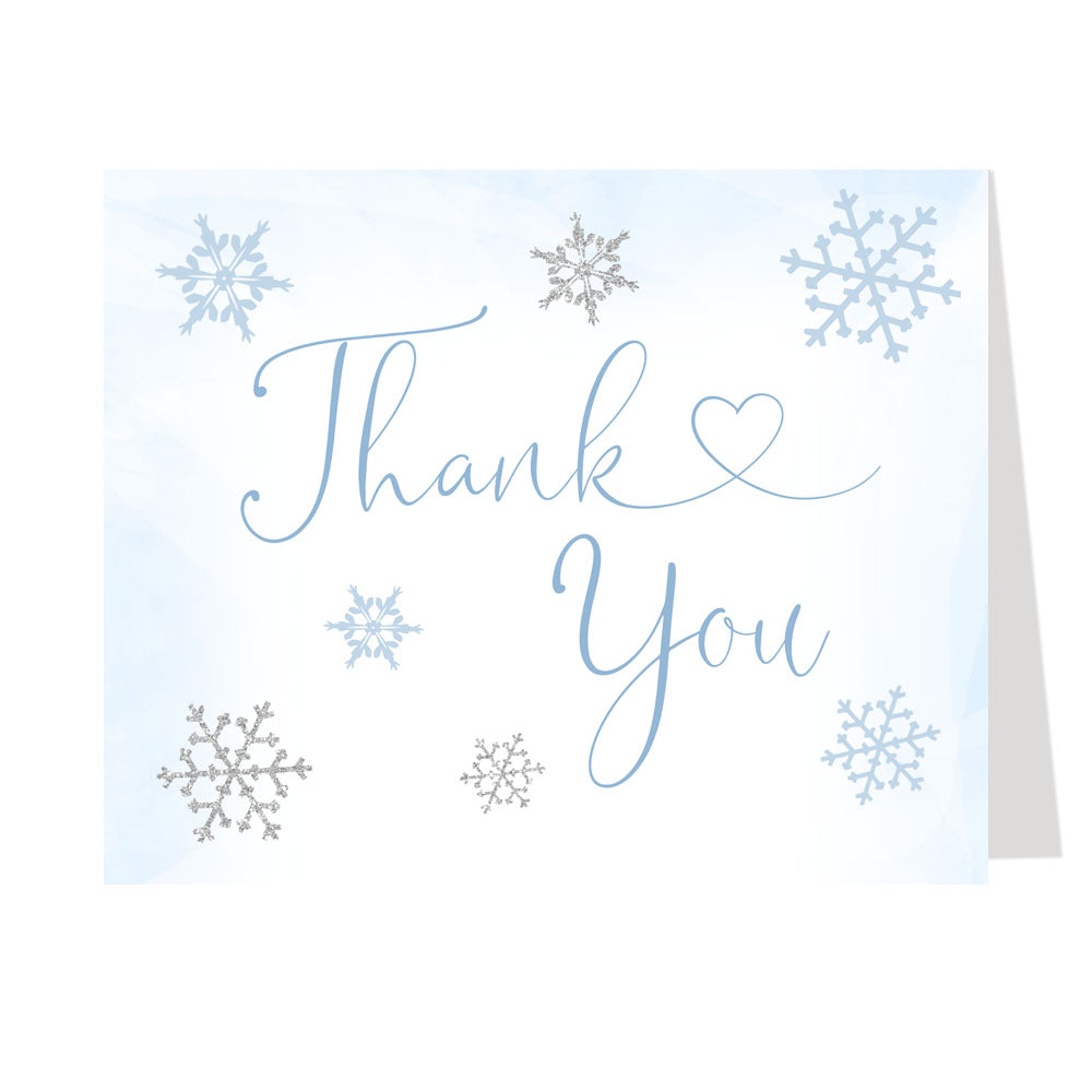 Little Snowflake Thank You Card