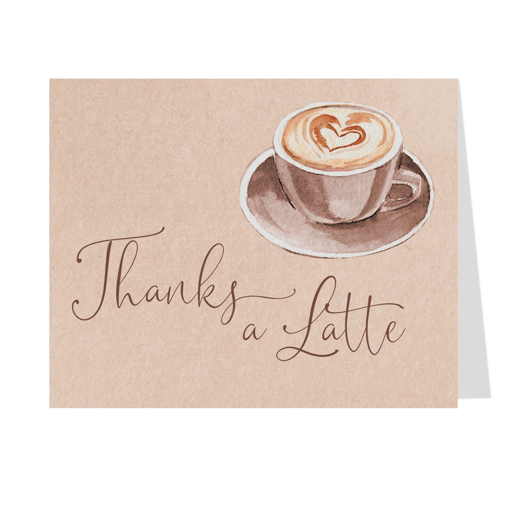 Love is Brewing Thank You Cards