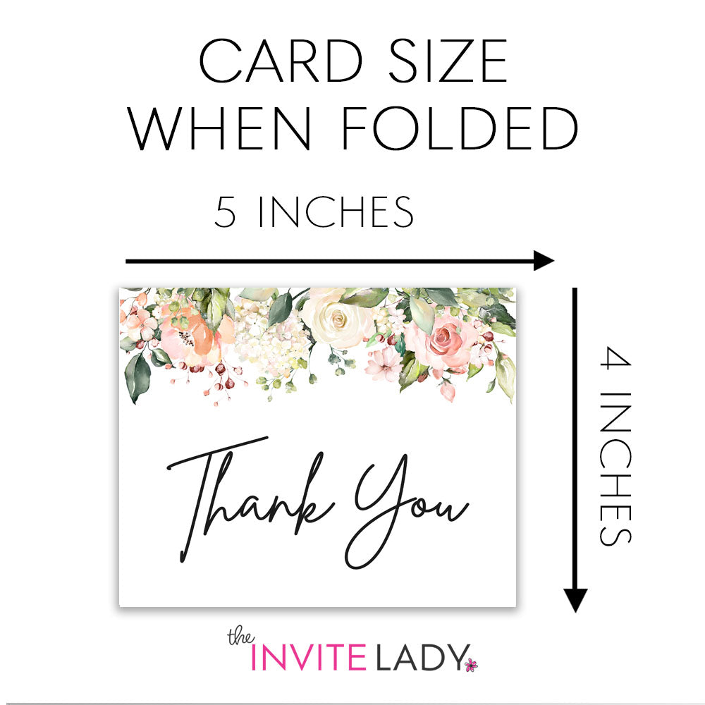 Miss to Mrs. Thank You Card