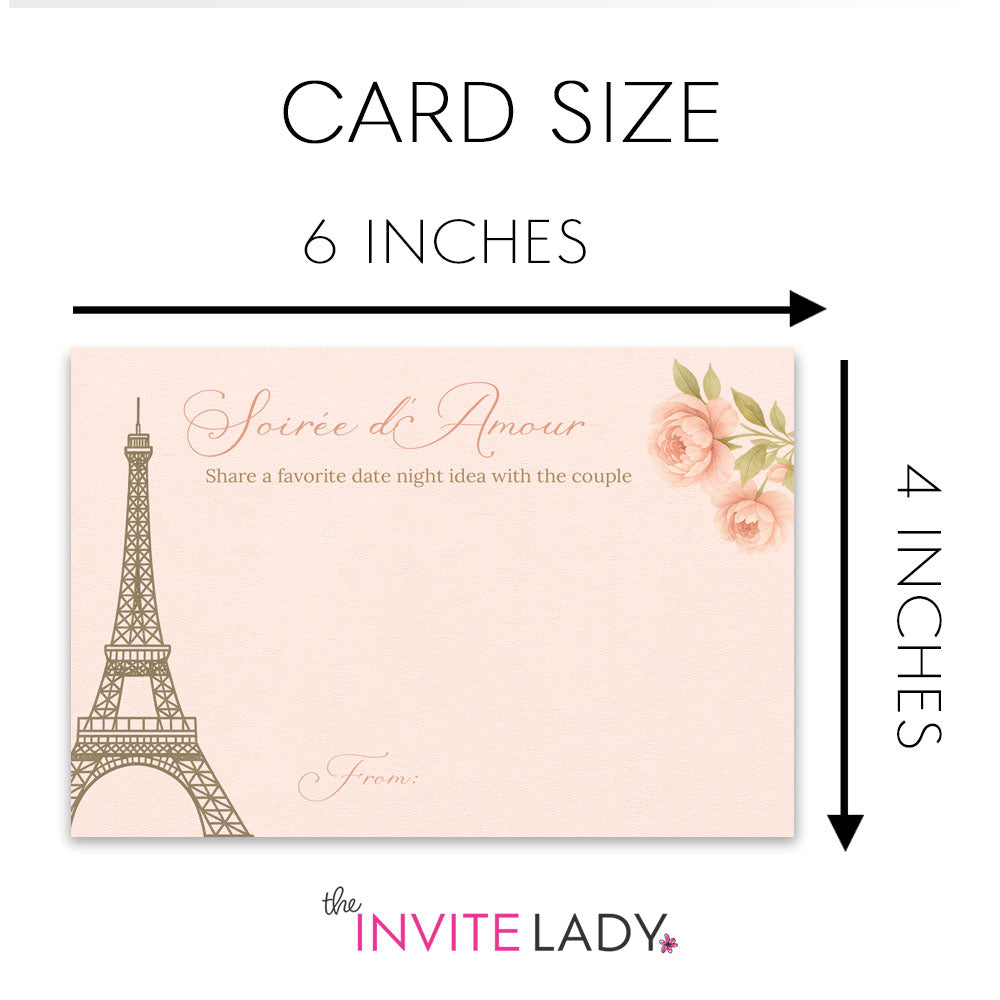 Paris Love Date Night Card