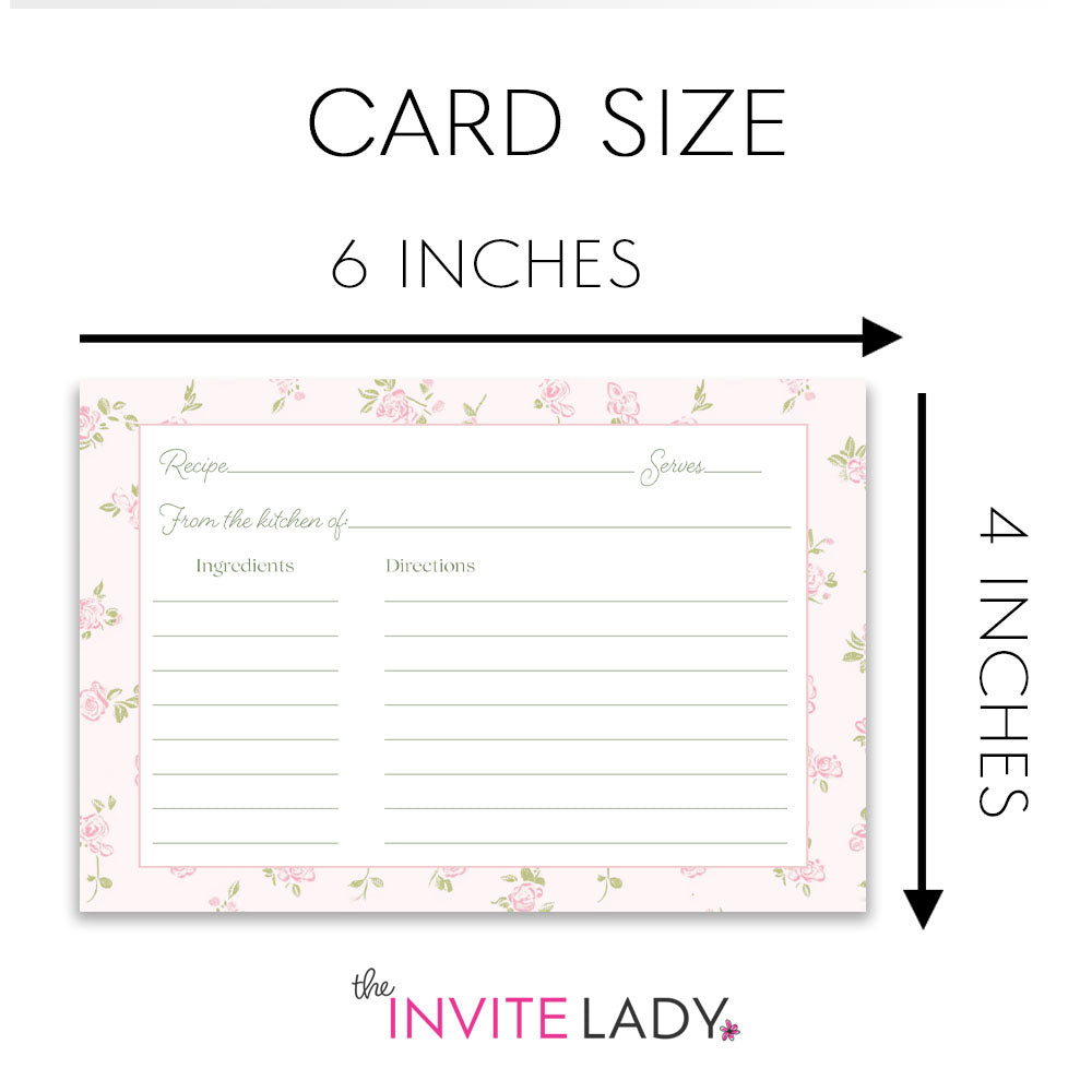 She's Tying the Knot Recipe Card