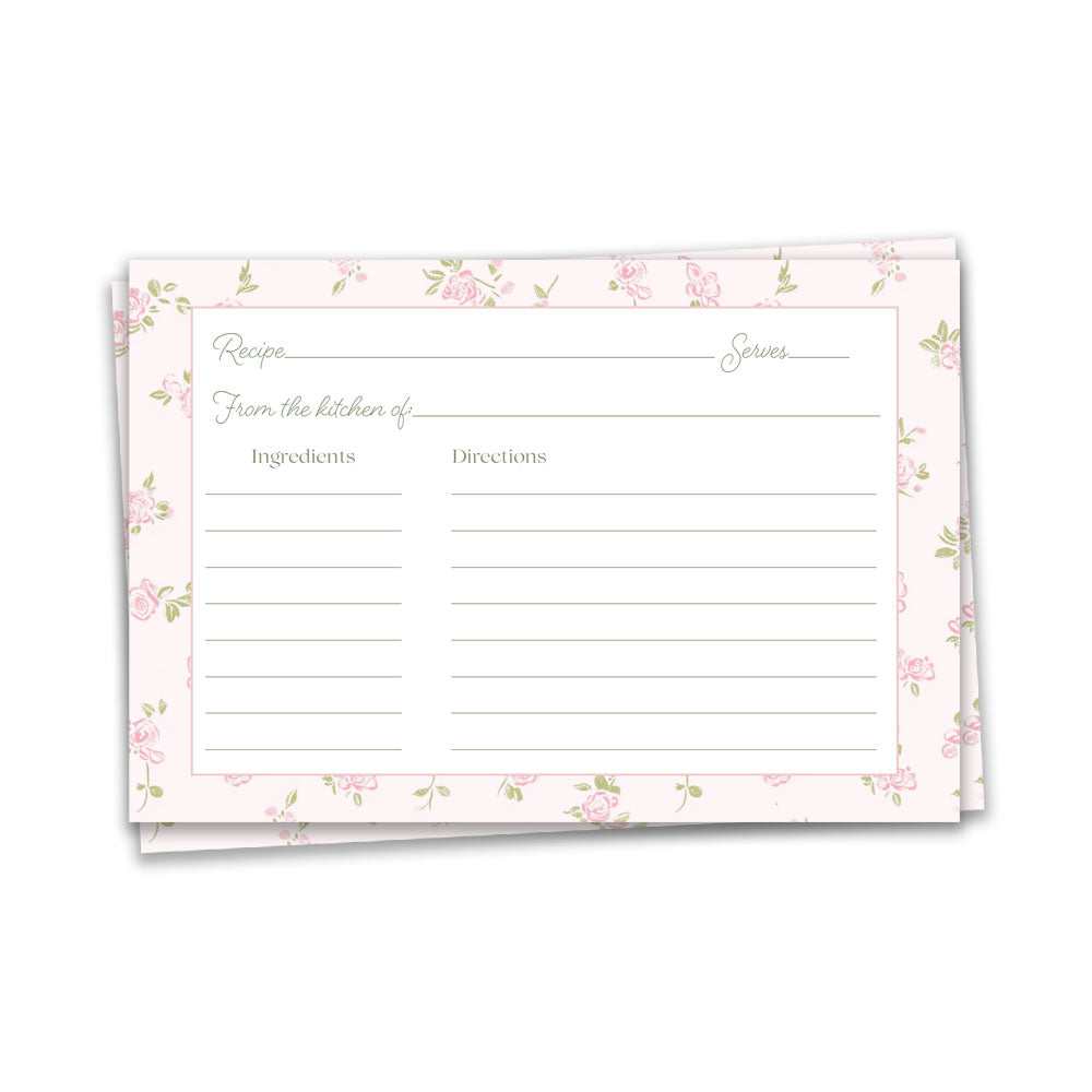 She's Tying the Knot Recipe Card