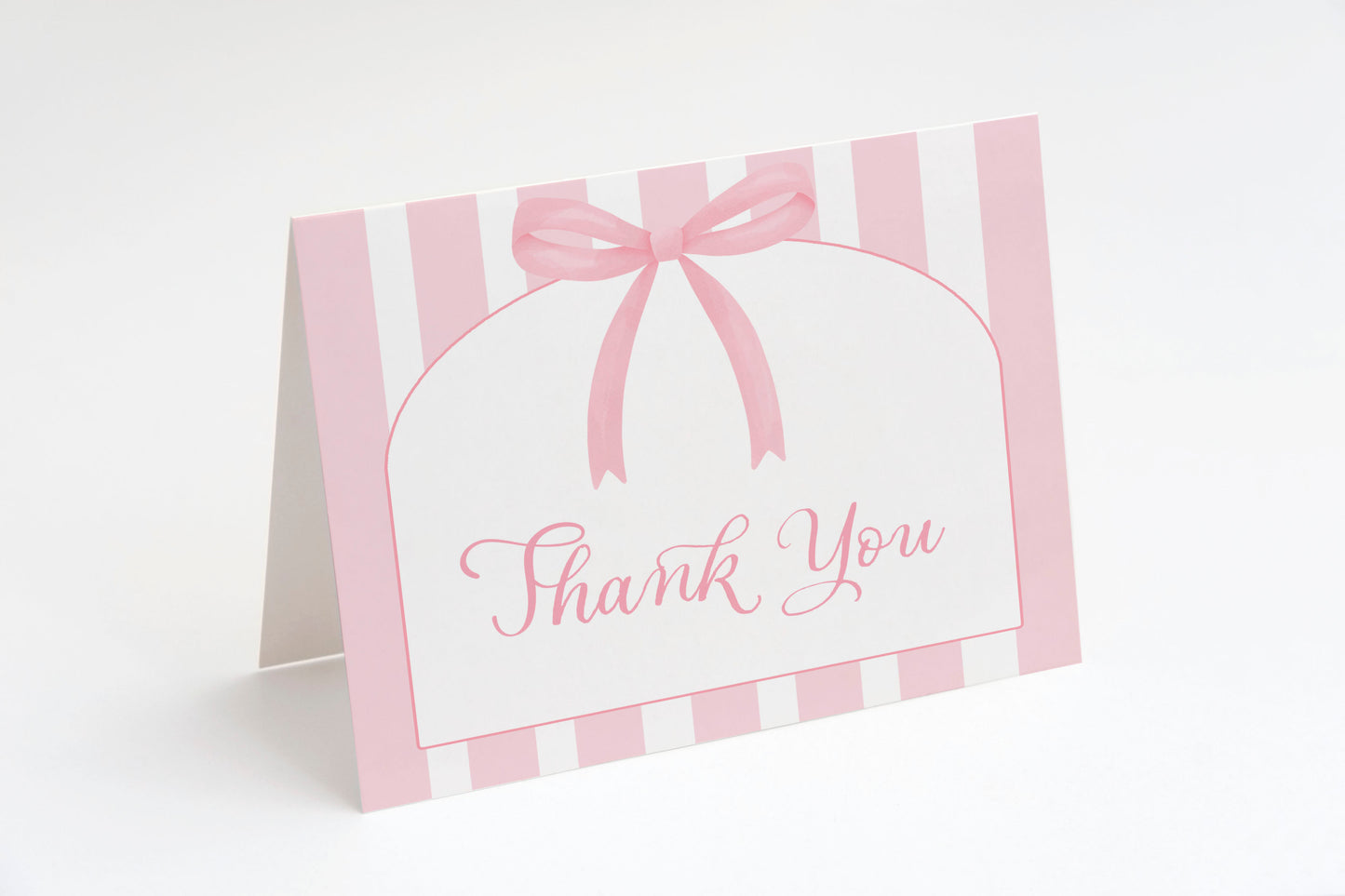 Pretty in Pink Thank You Card
