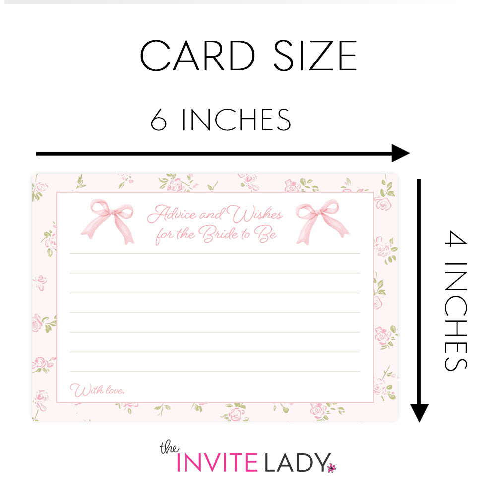She's Tying the Knot Advice for the Bride Card