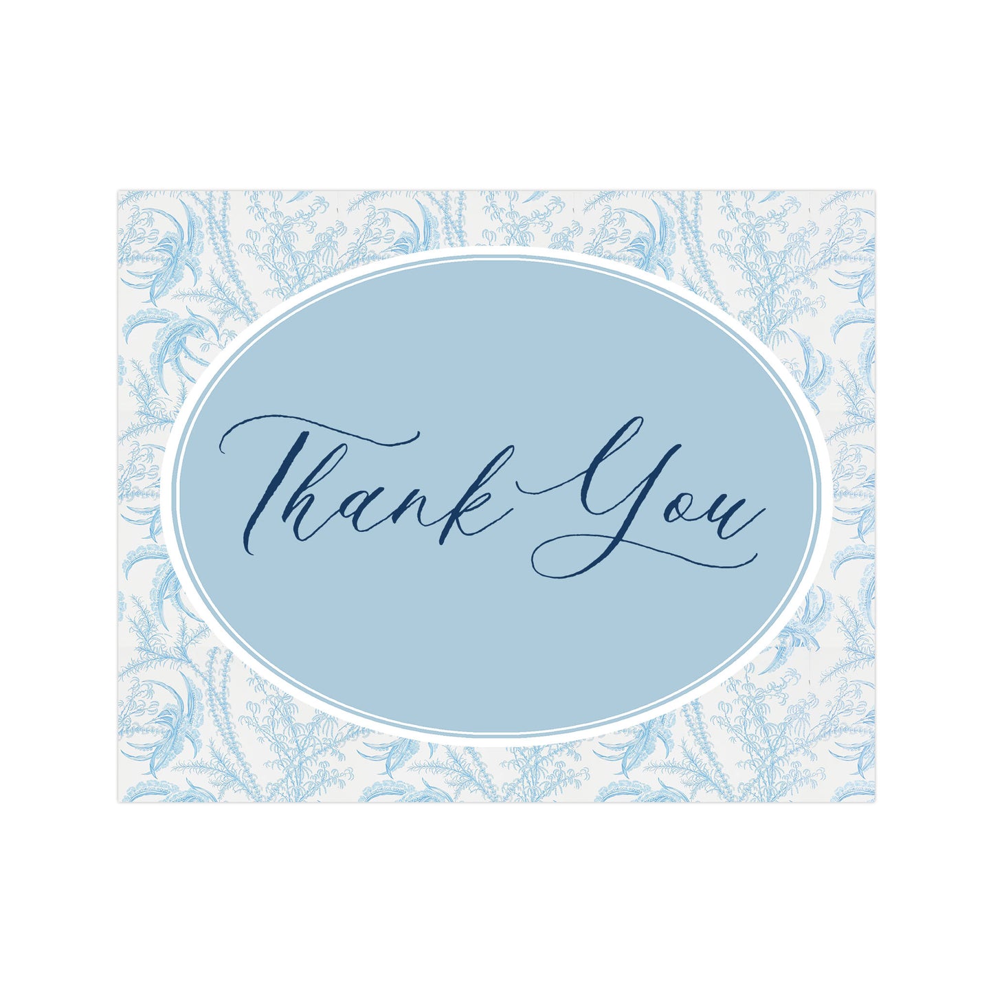 Something Blue Thank You Card