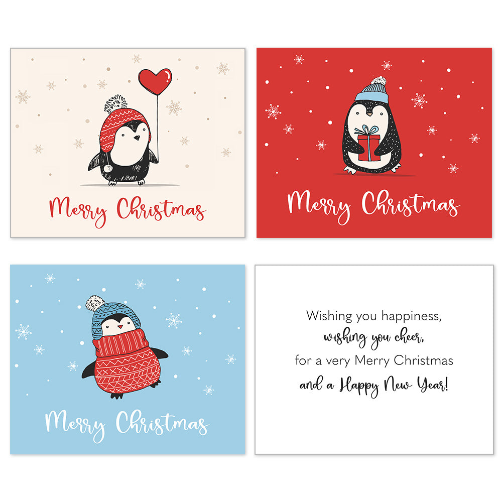 Waddles The Penguin Christmas Cards