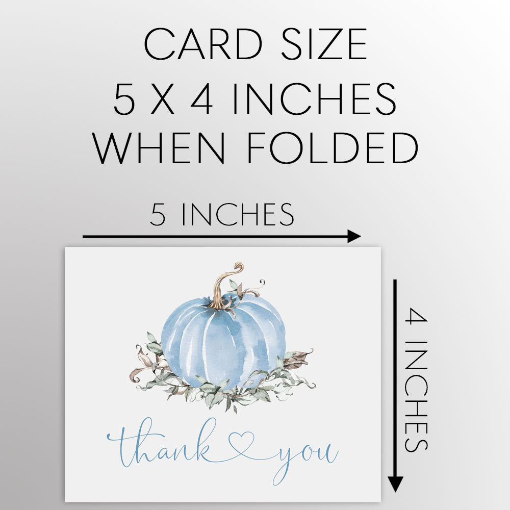 Painted Pumpkin Thank You Card