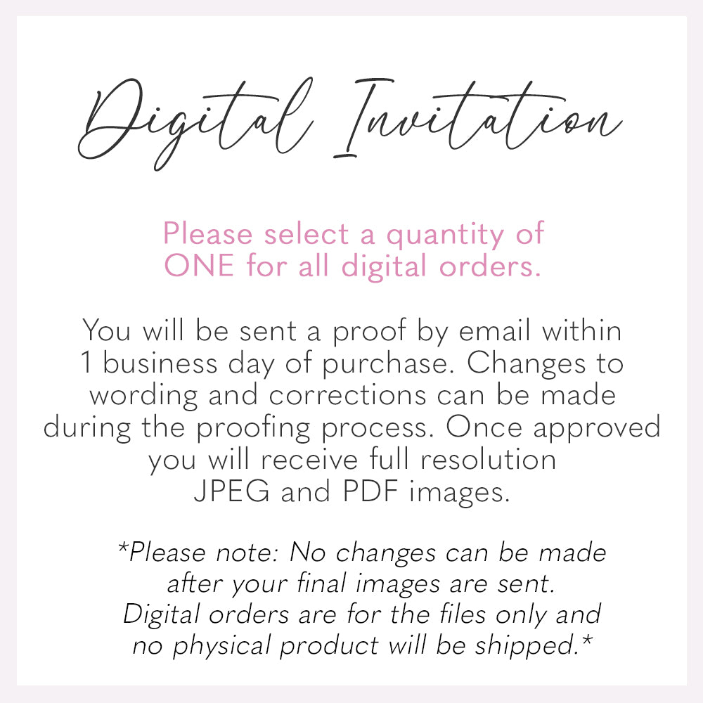 Bridal Shower by Mail Pink Invitation