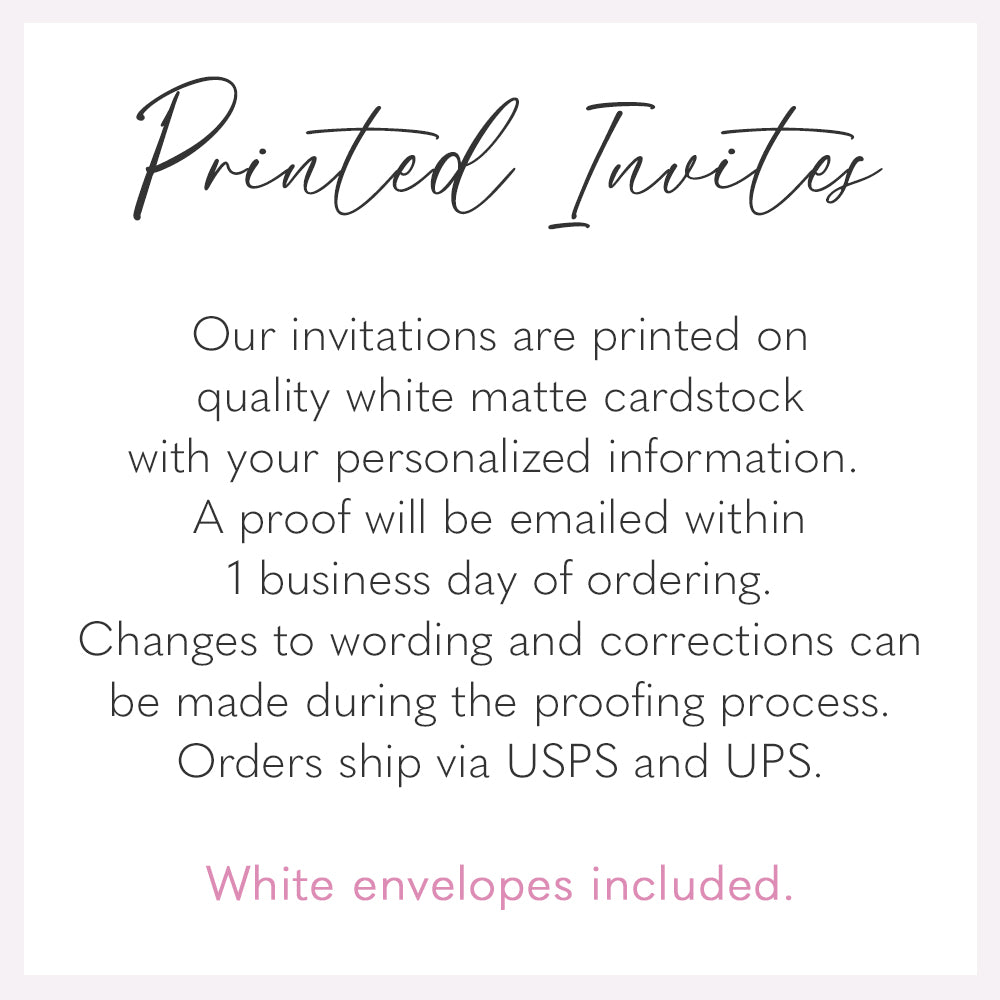 She's Been Scooped Up Bridal Shower Invitation