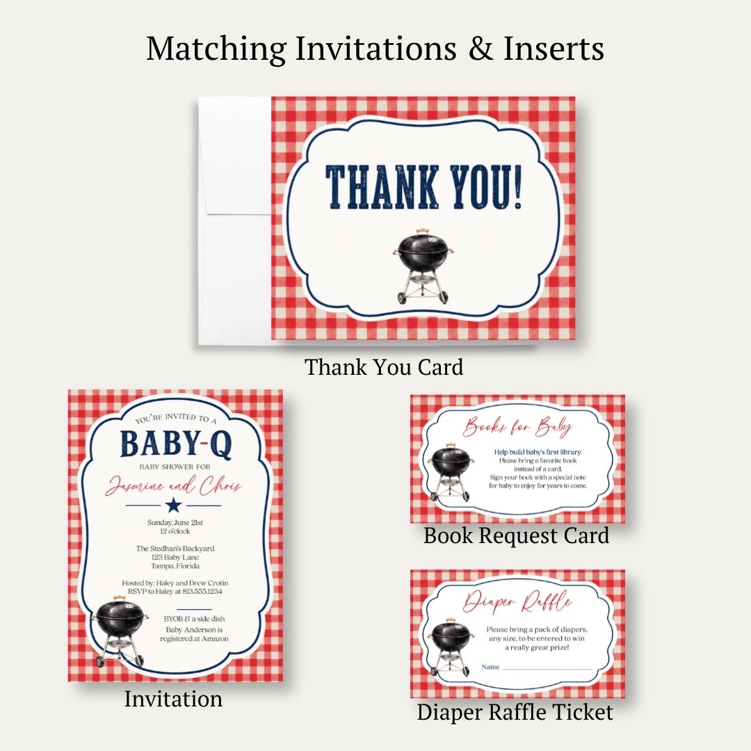 Baby-Q Thank You Cards