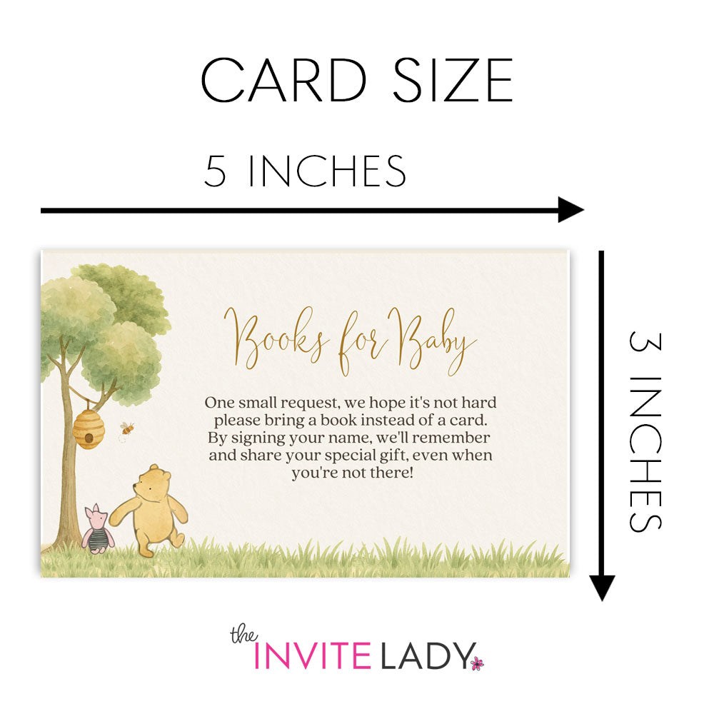 Winnie the Pooh Bring a Book Card