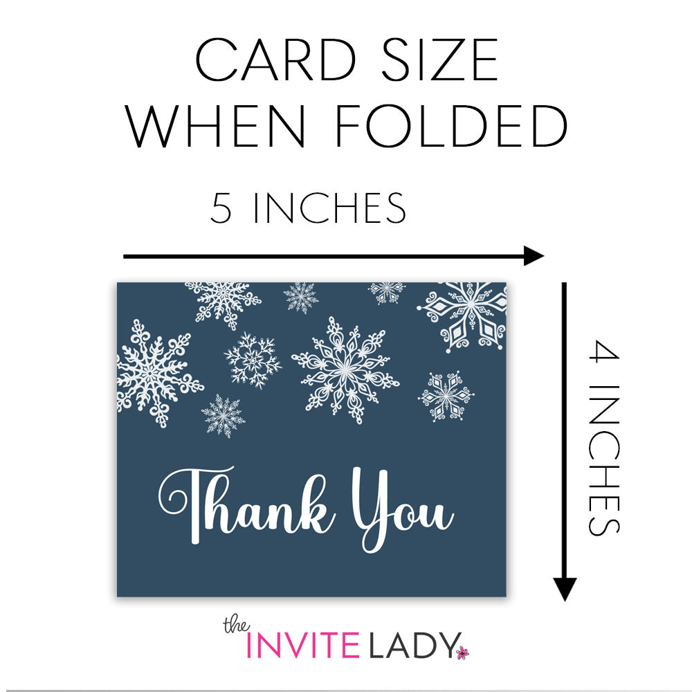 Winter Wonderland Thank You Card