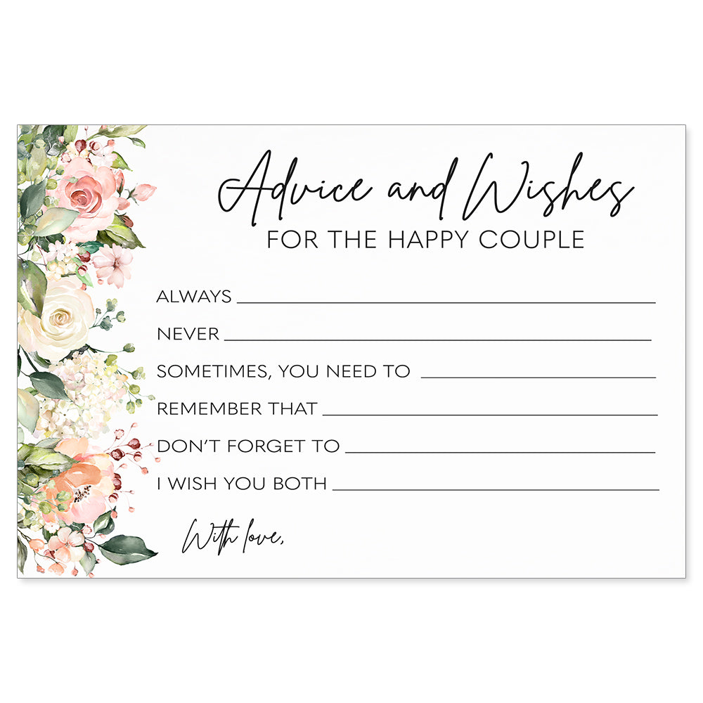 Advice for the Happy Couple Card