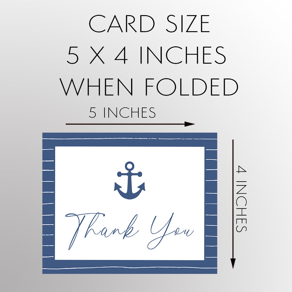 Anchored in Love Thank You Card