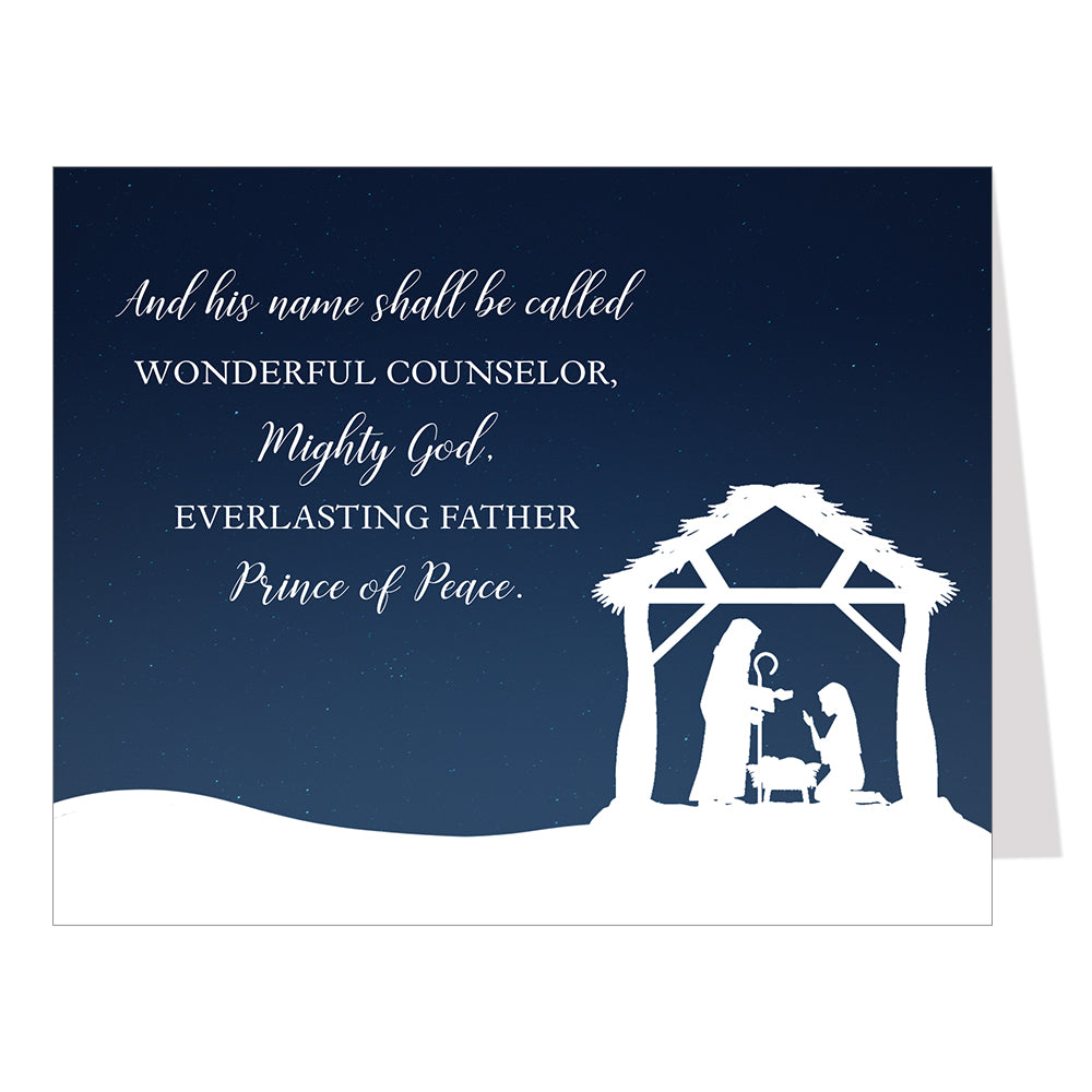 Away in a Manger Christmas Cards