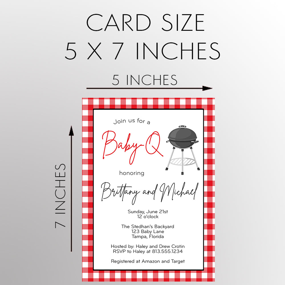 Baby-Q Invitation
