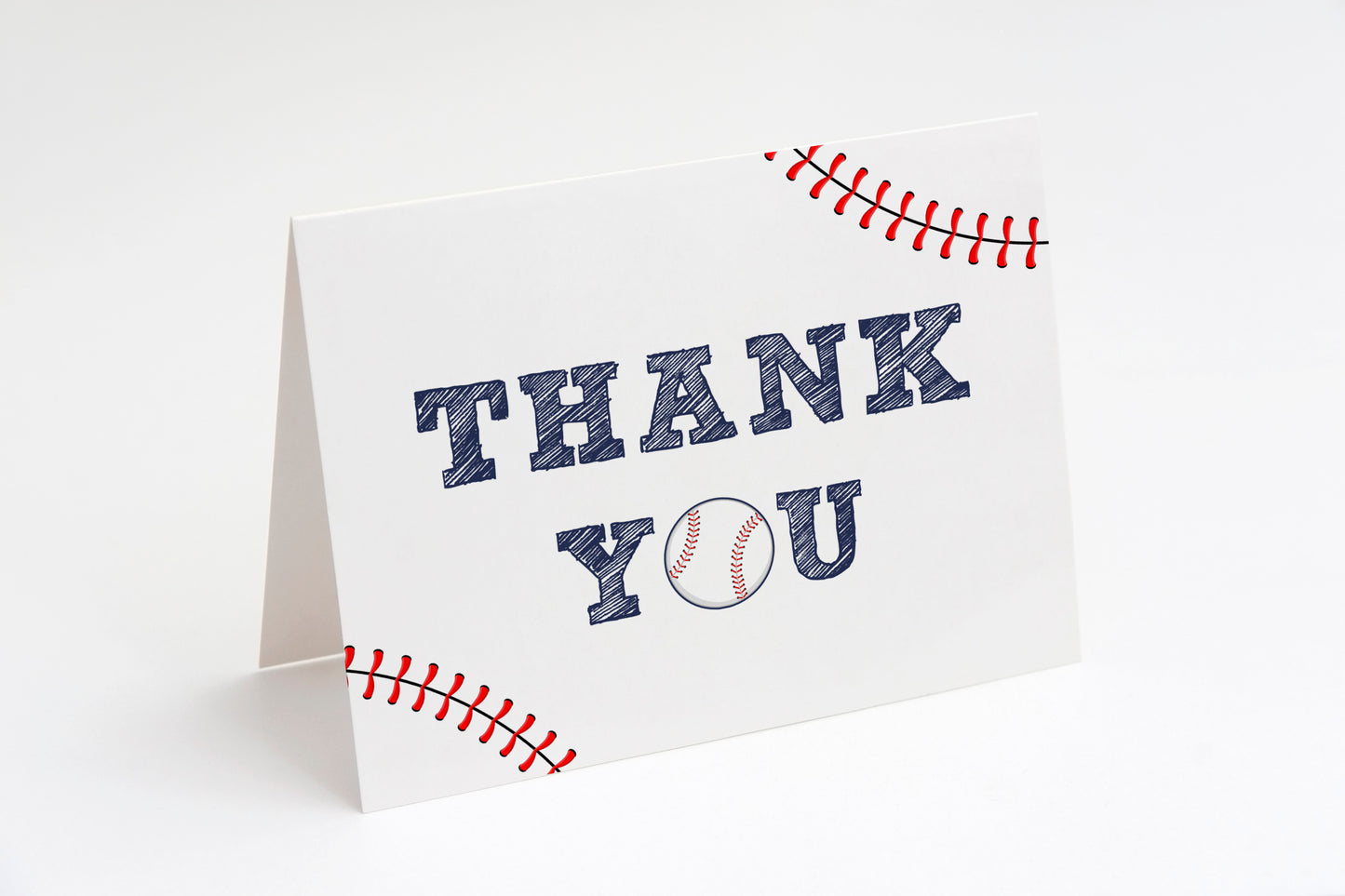Baseball Thank You Card