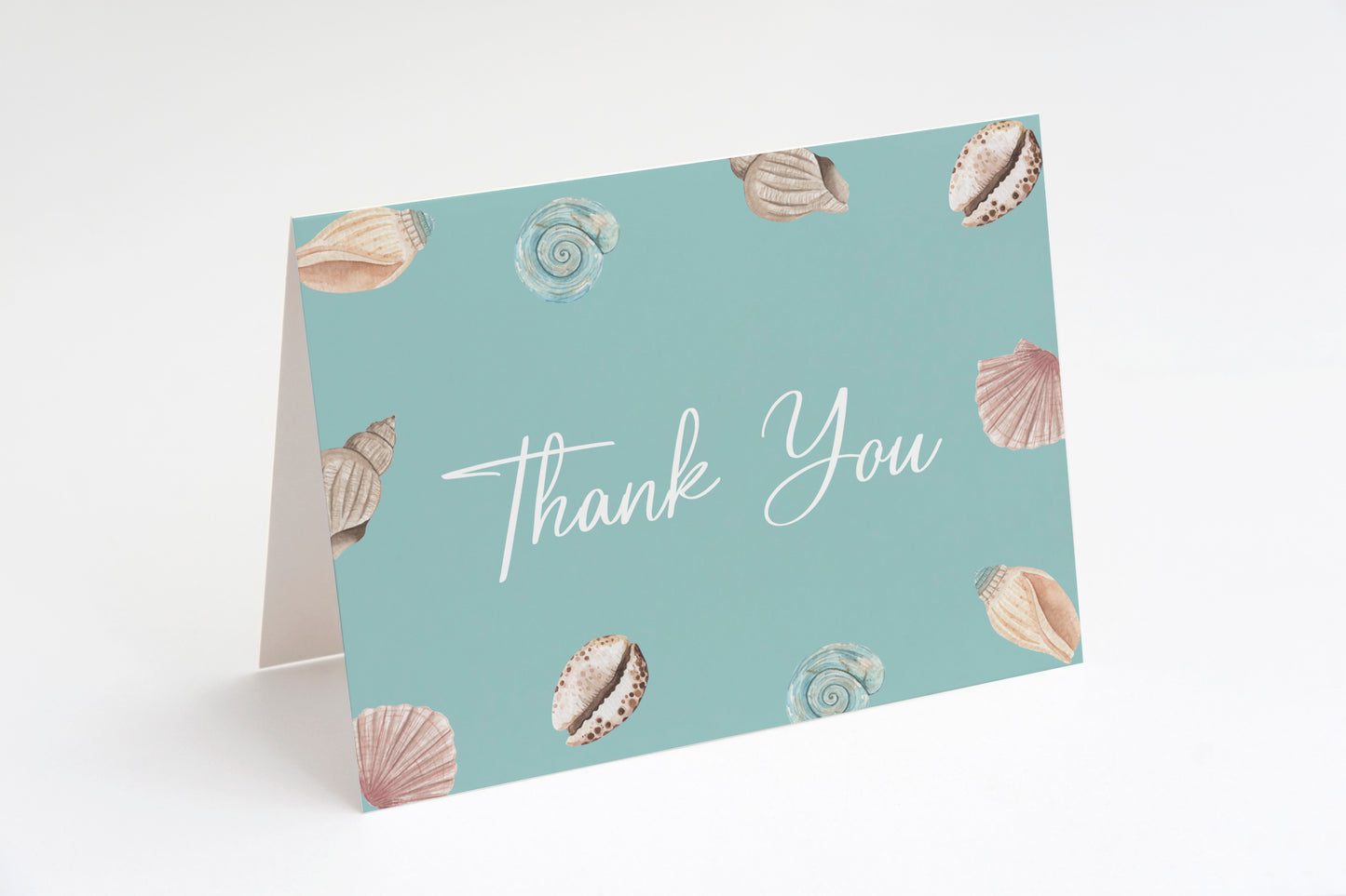 Beach Shells Thank You Card