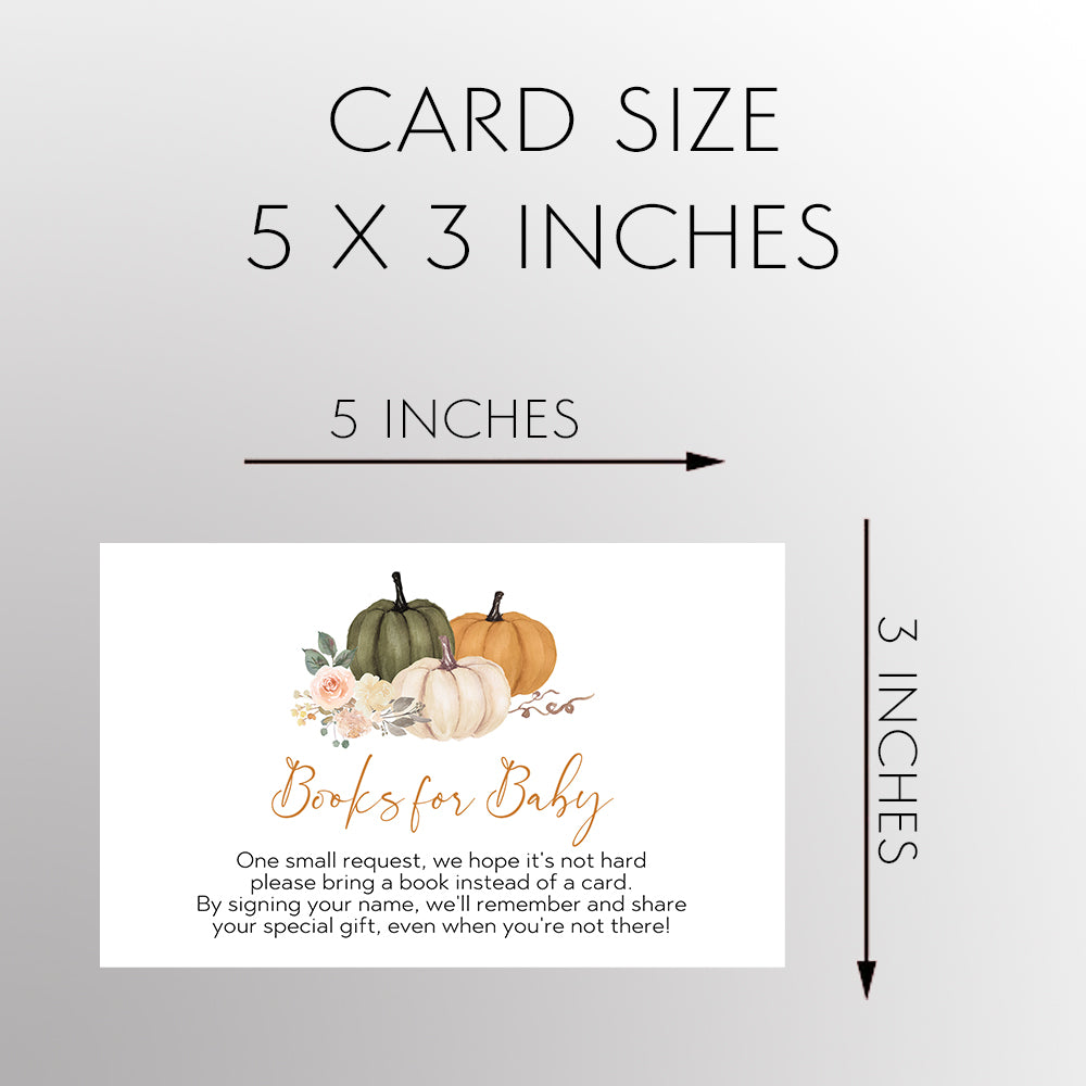 Pumpkin Bring a Book Card