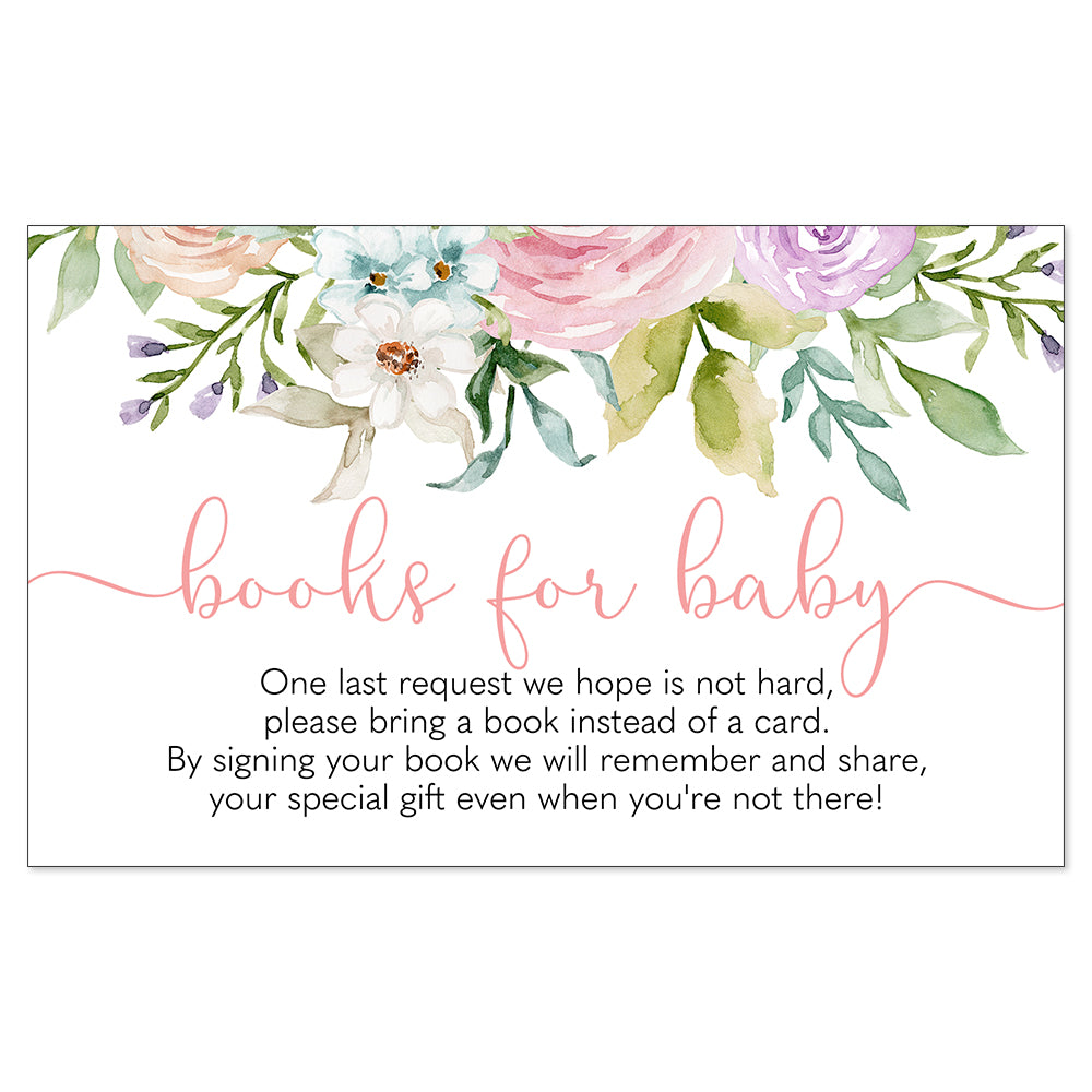 Baby in Bloom Bring a Book Card