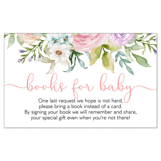 Baby in Bloom Bring a Book Card