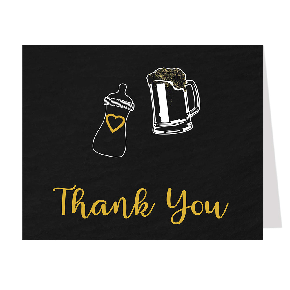 Baby Brewing Thank You Card