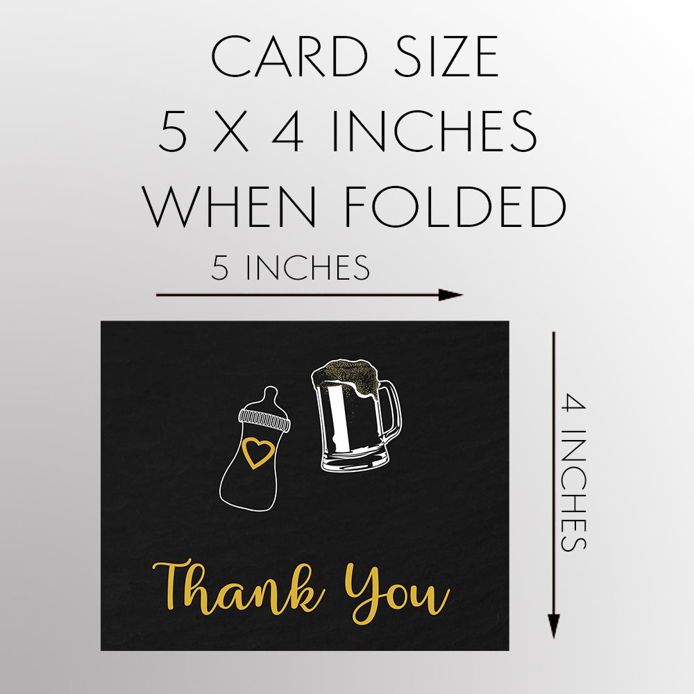 Baby Brewing Thank You Card