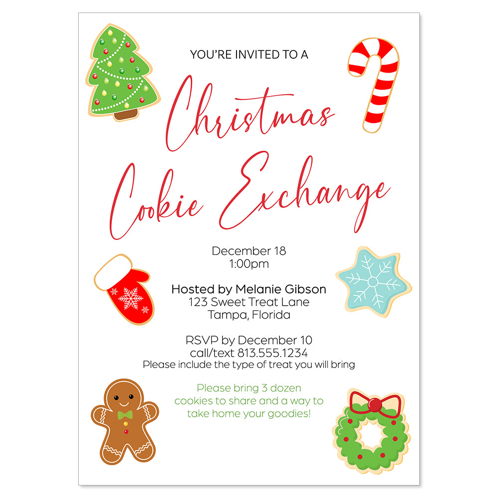 Cookie Exchange Invitation