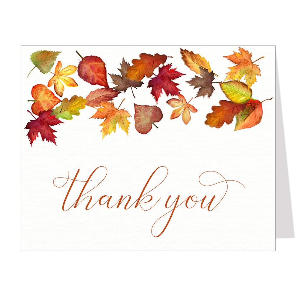 Falling For Autumn Bridal Shower Thank You Card