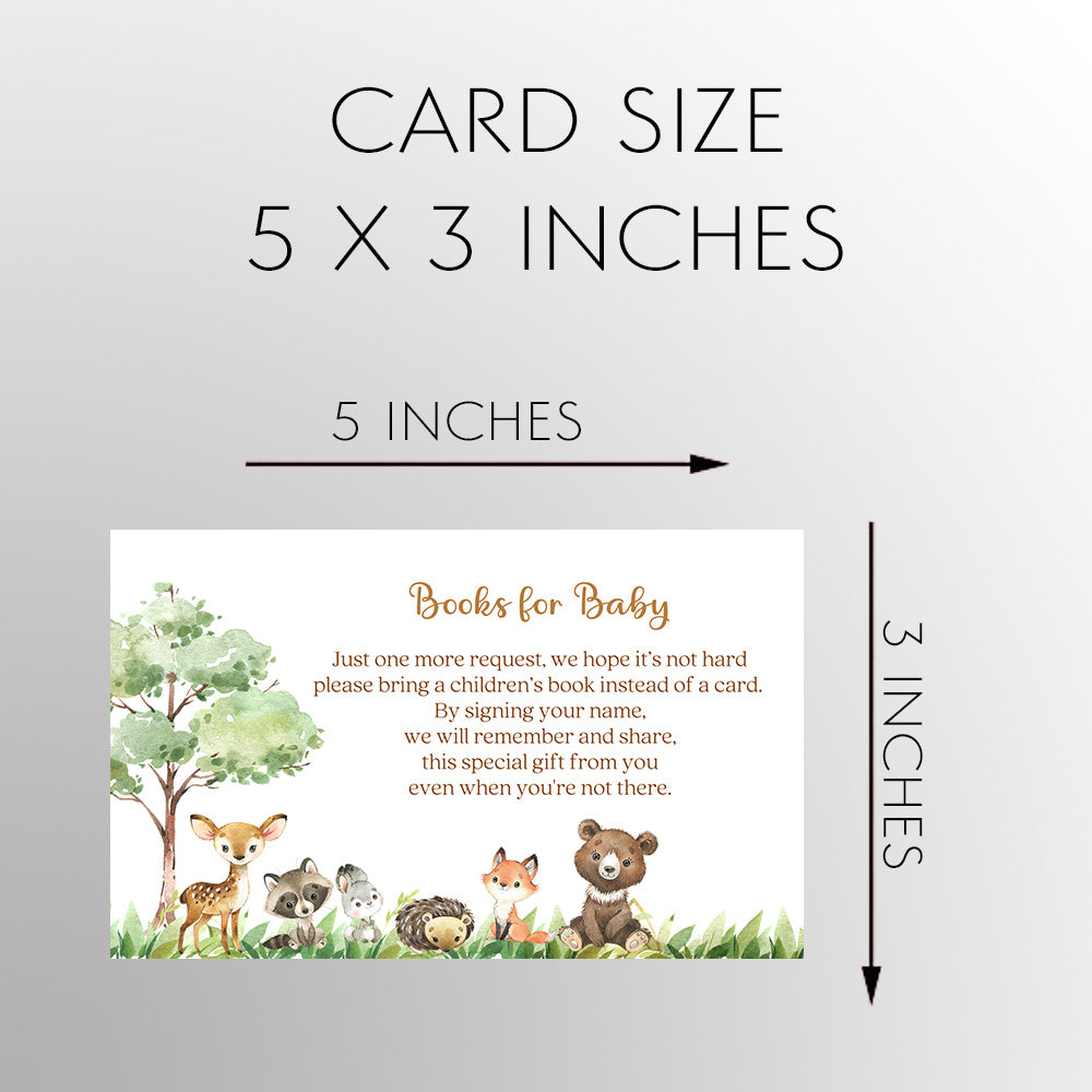 Forest Friends Bring a Book Insert