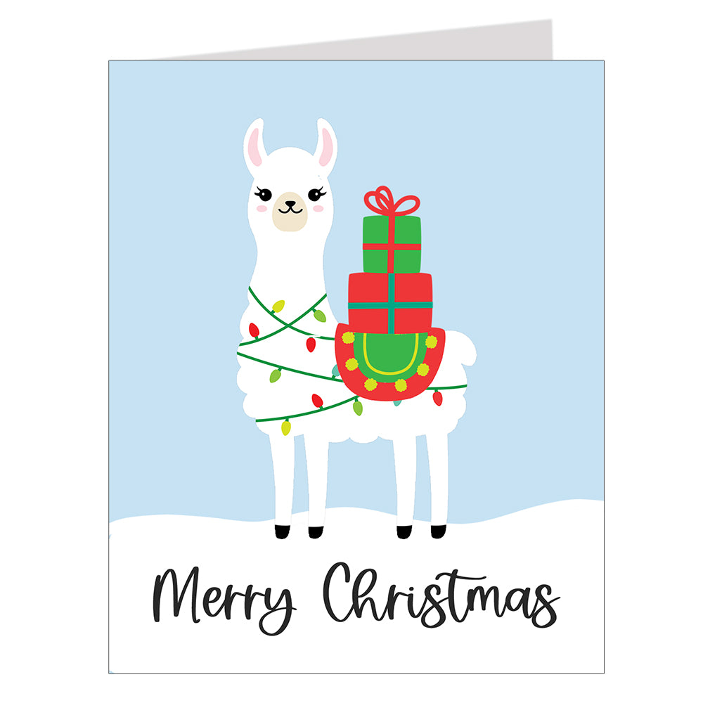 Fa La Llama Christmas Card