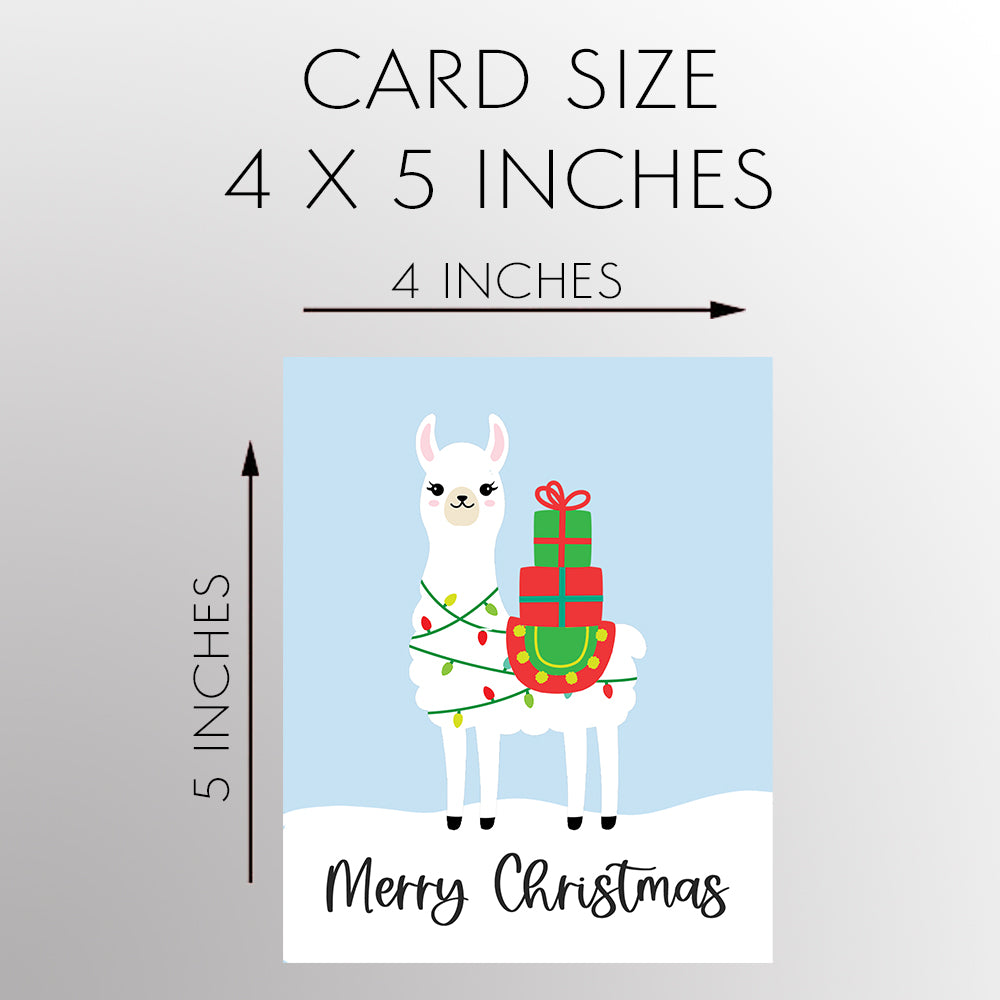 Fa La Llama Christmas Card