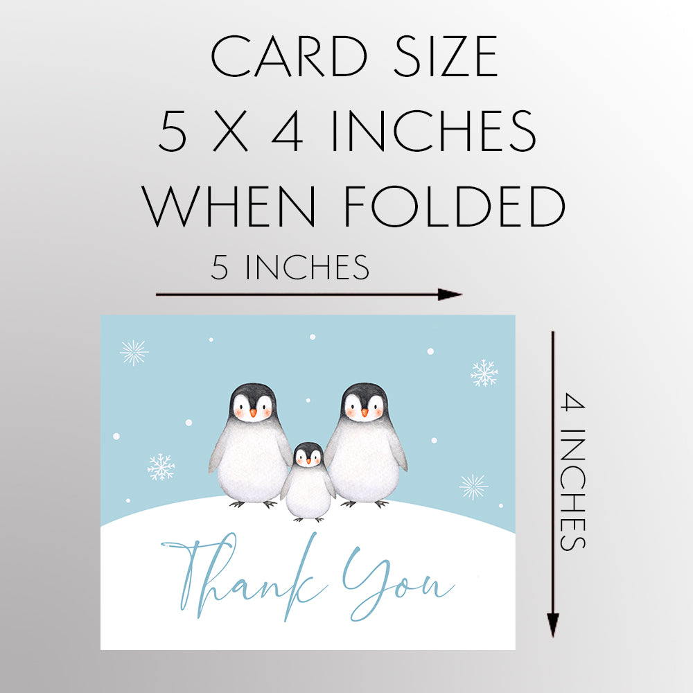 Baby Penguin Thank You Card