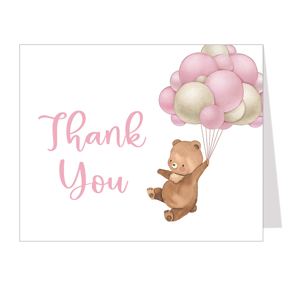Bearly Wait Teddy Bear Baby Shower Thank You Cards