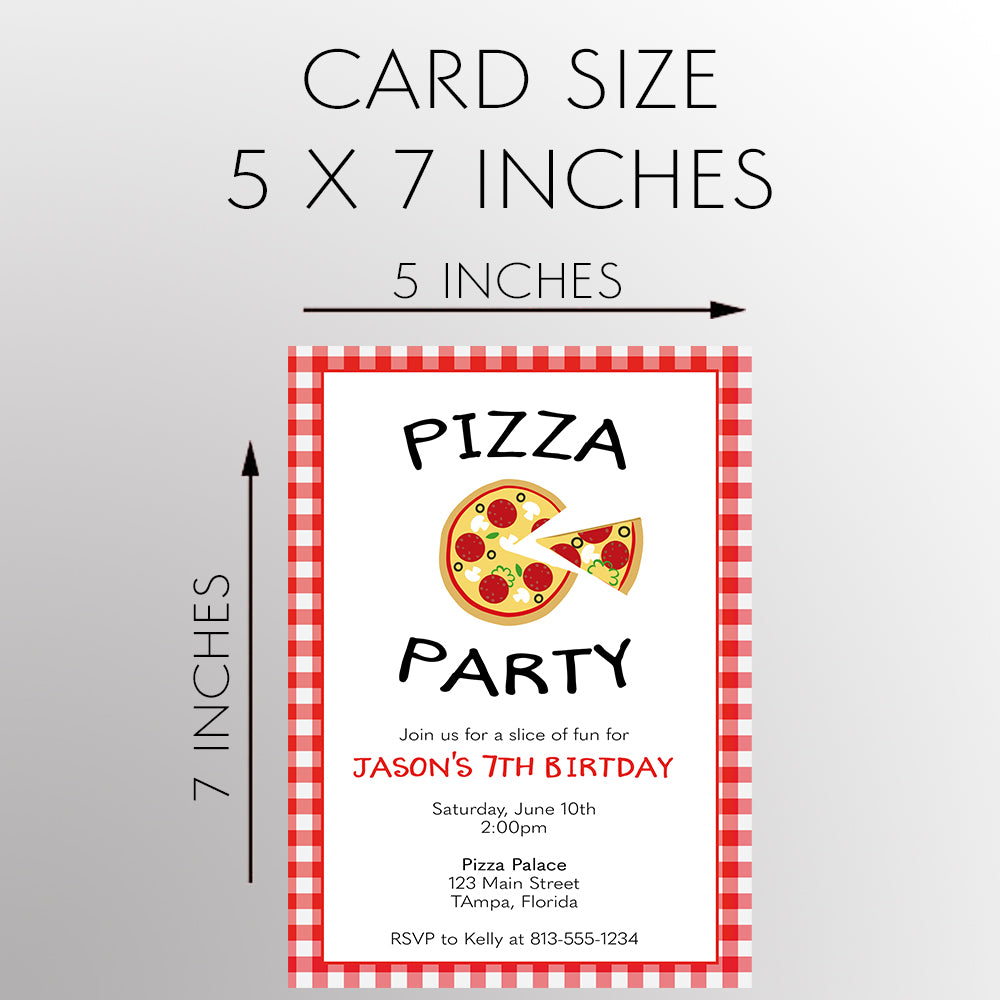Slice Of Fun Birthday Party Invitation