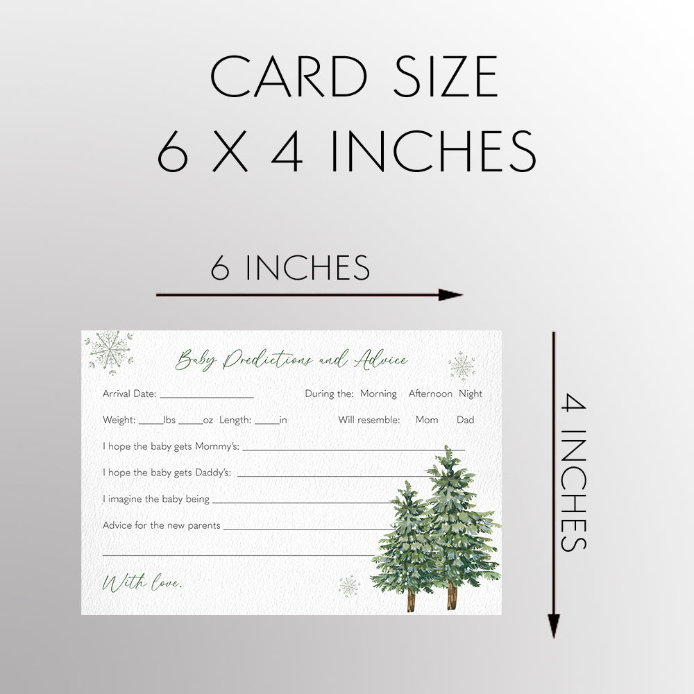 Baby It's Cold Outside Predictions Card