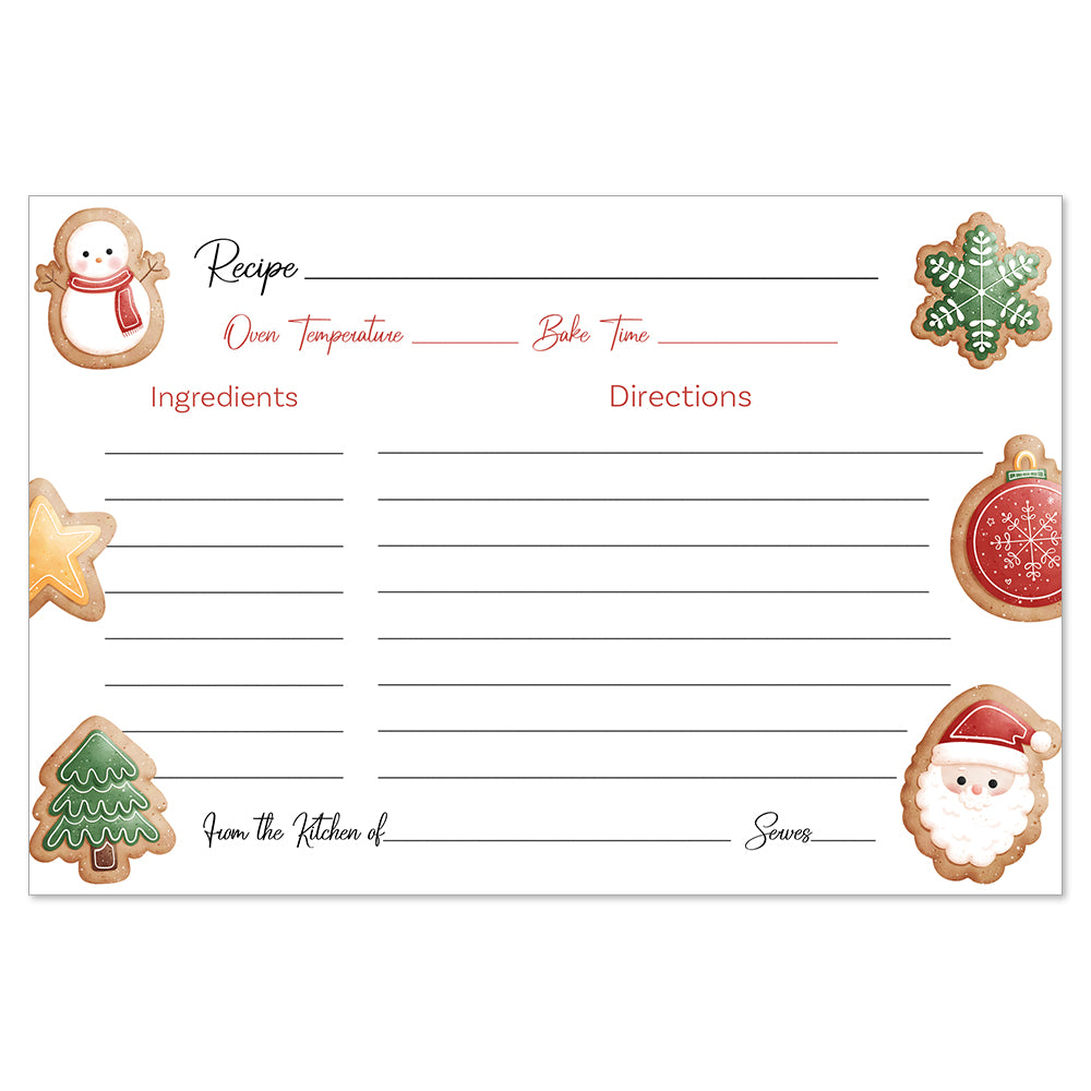 recipe shopify baking sprits bright recipe card – the invite lady