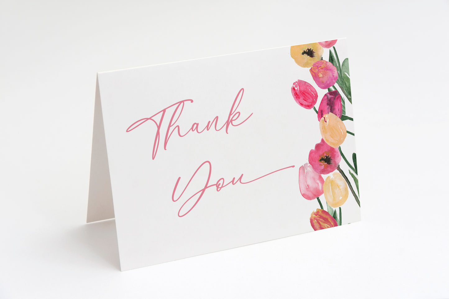 Tulips Thank You Card